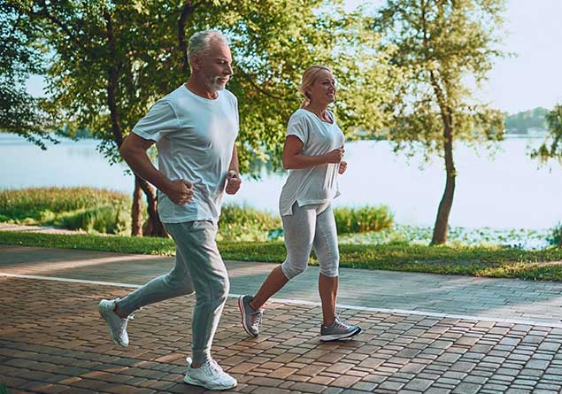 Joggen ist auch mit Hüftprothese möglich 